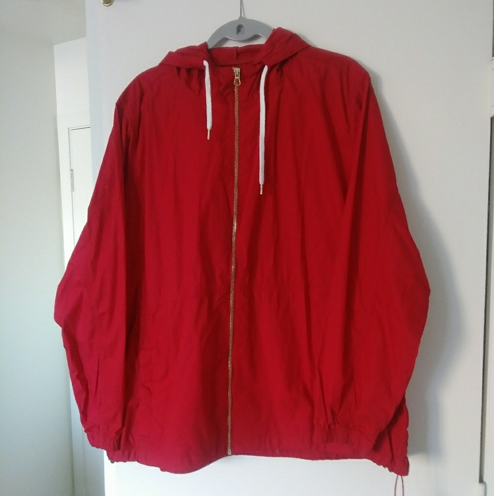 Womens plus size windbreaker